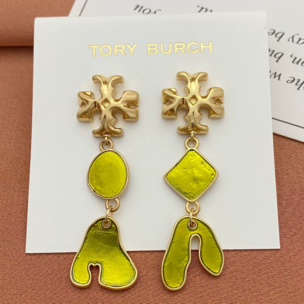 Tory Burch Enamel Pendant Earrings